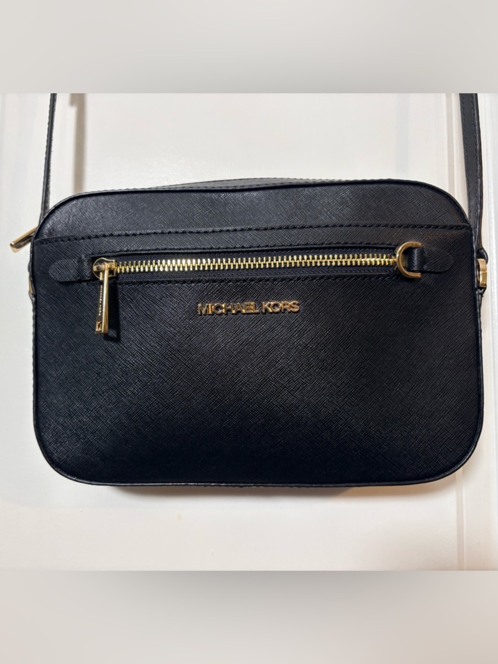 Michael Kors Jet Set Large Saffiano Leather Crossbody